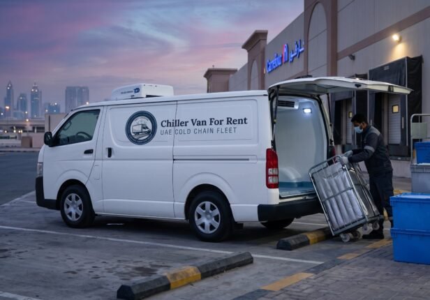 Supermarket delivery vans