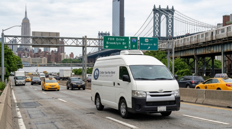 chiller van for rent